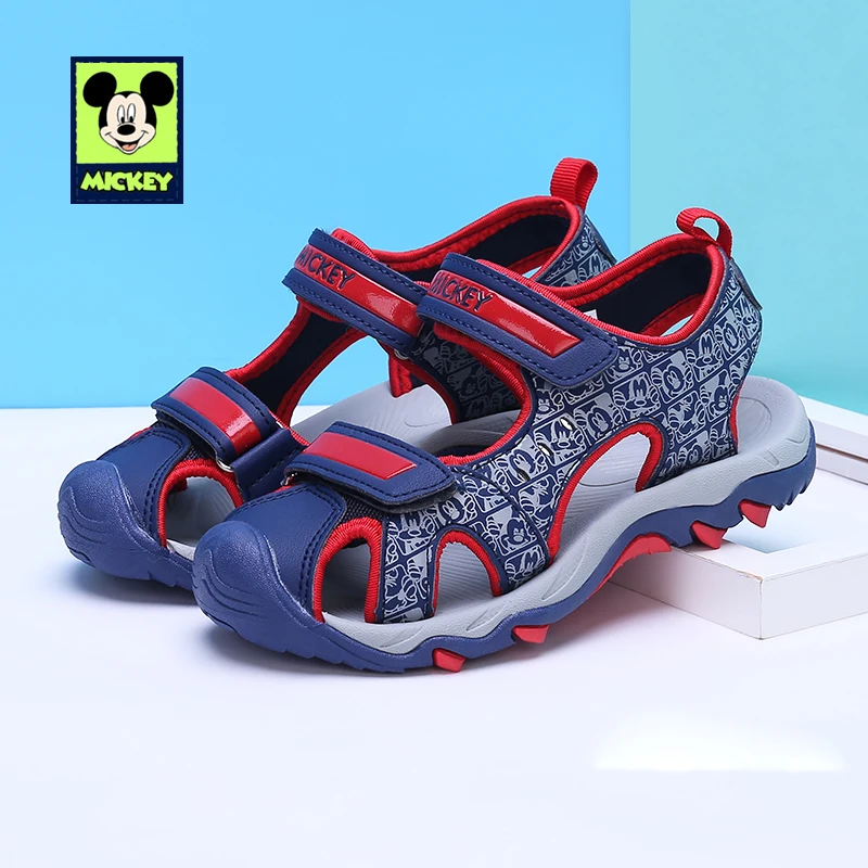 

Disney children's sandals shoes boys Mickey summer soft cpmfortable shoes fashion children's casual shoes for kid size 31-37