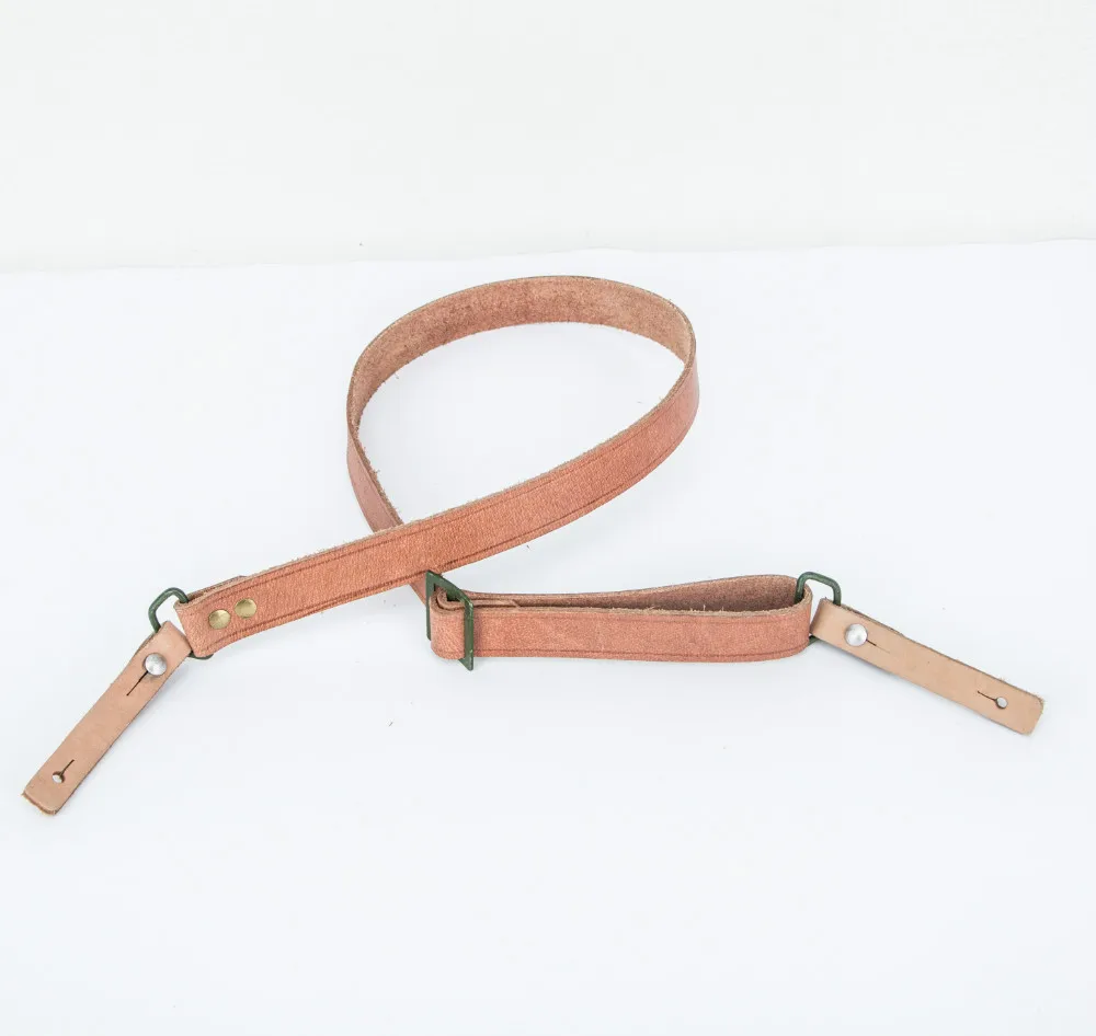 Tactical Ak47 Gun Strap Sling Leather Shoulder Strap Genuine Vintage Collection Cn/105103