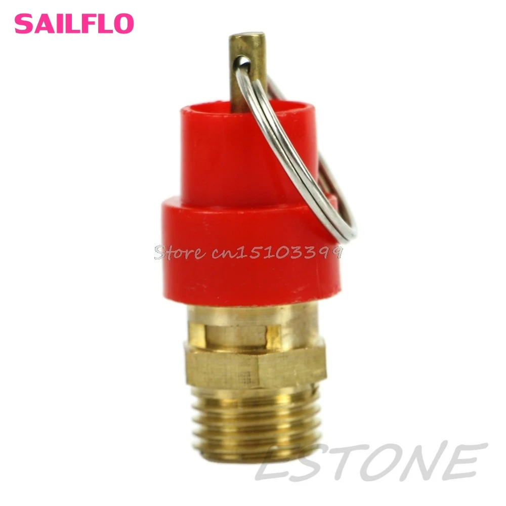 

1PC 1/4'' 12KG BSP Air Compressor Safety Release Valve Pressure Relief Regulator -B119