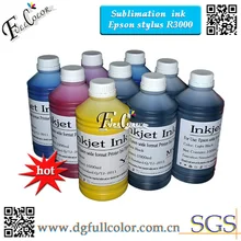 Одежда высшего качества на водной основе, сублимационные чернила R3000 передающая платьев с принтом чернила 9 видов цветов чернила