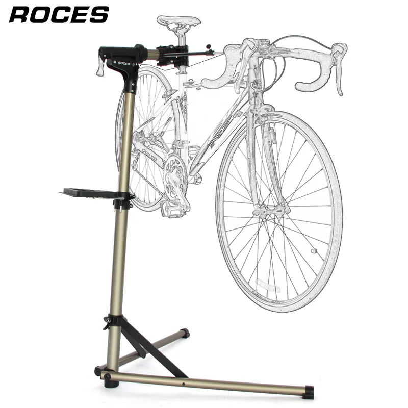 melhor Ferramentas de Reparação de Bicicletas Reparação De Bicicletas Carrinho Profissional Da Liga de alumínio Ajustável Bicicleta Dobra Titular Rack de Armazenamento Suporte de Reparação De Bicicletas