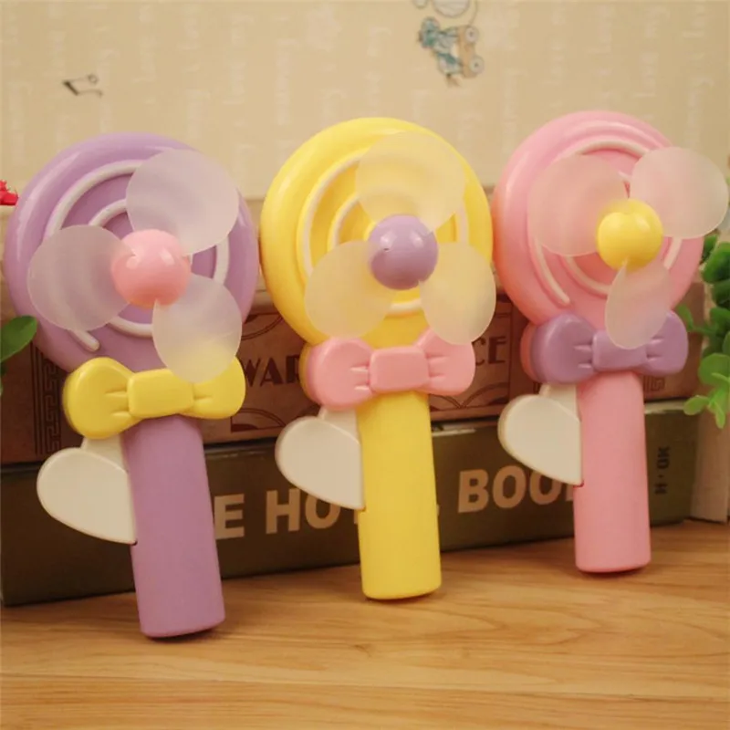 

wholesale drop shipping Interesting Palm pressure Mini Fan Lollipop shape Cute Squeeze Toys S3MAY30