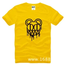 Radiohead rock band, Мужская футболка, модная новинка, короткий рукав, круглый вырез, хлопок, футболка, Camisetas Hombre