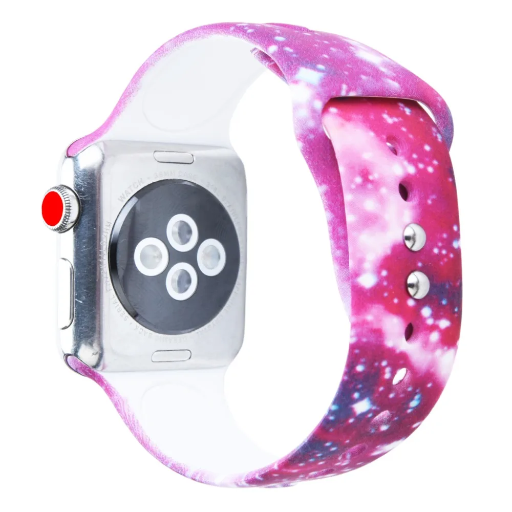 Мягкий силиконовый ремешок для часов Bemorcabo Apple Watch 4 3 2 1 44 42 38 мм Сменные аксессуары