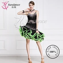 Платье для латинских танцев женское взрослое платье для латинских танцев L-1548