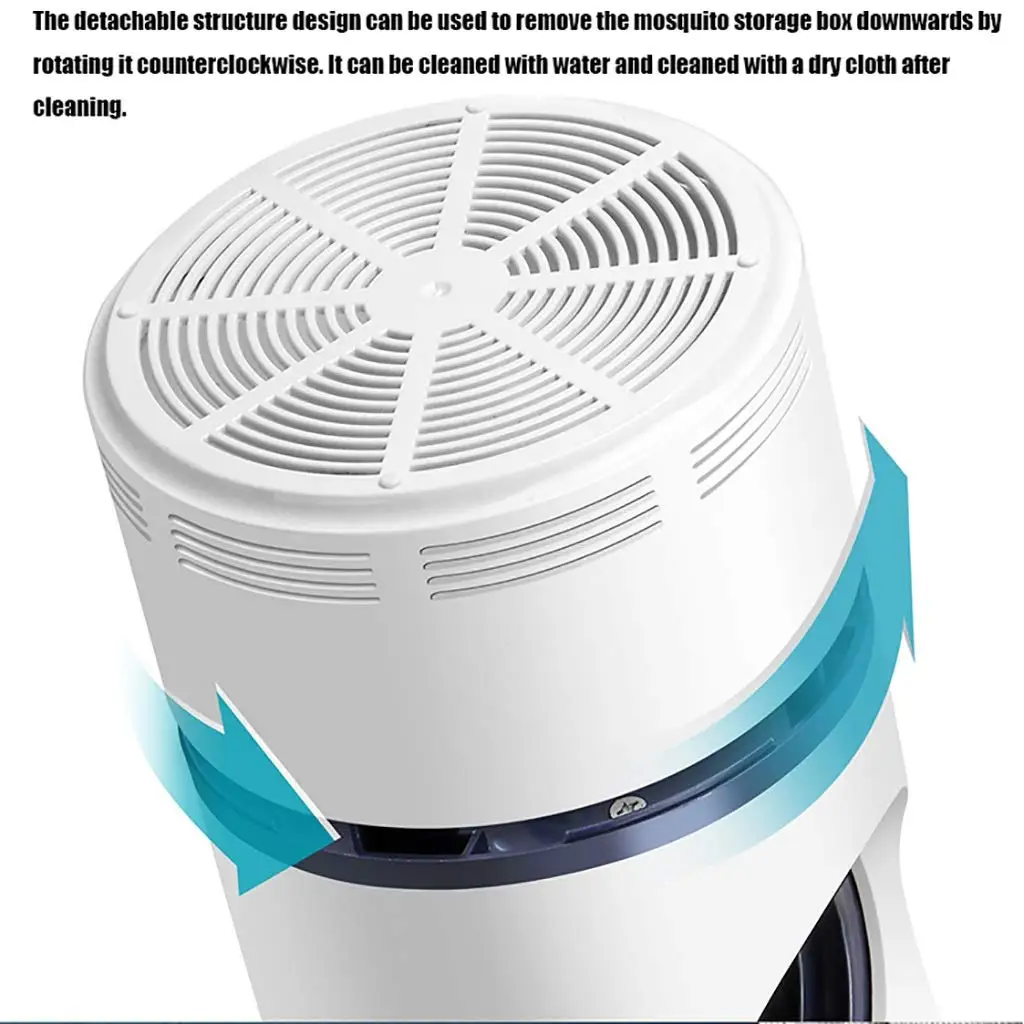 Ловушка для комаров и мух Zapper Fly Swatter Votex Flow Mosquito Lamp мощная всасывающая
