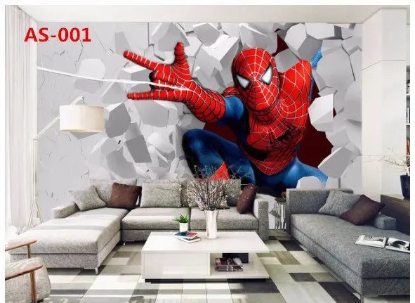 Spider-Man Schlafzimmer Tapete Kinder Foto Wandbild Comics Marvel Zeichen