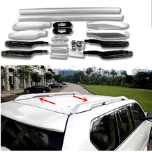 Серебристые автомобильные аксессуары для багажника, штанги для багажника на крышу, стойки для Toyota Land Cruiser Prado FJ150 J150 2010