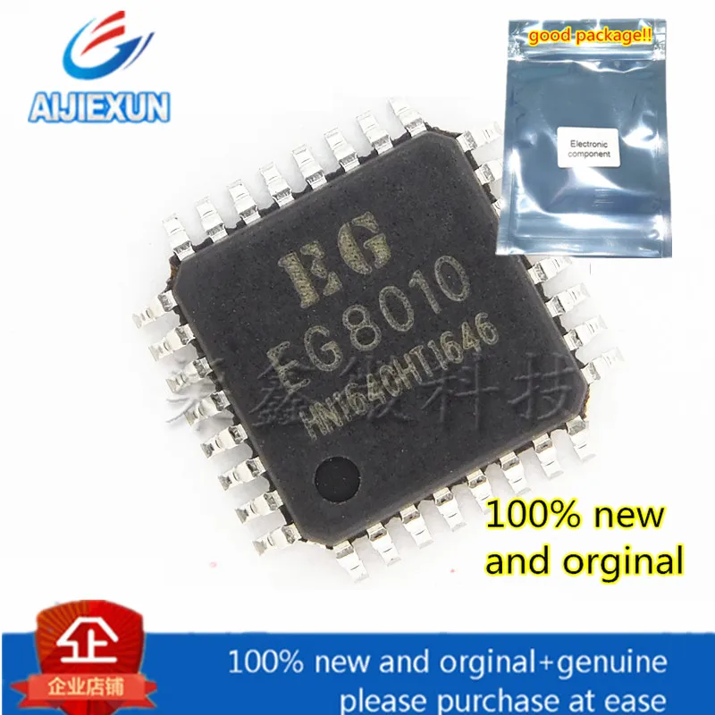 

5Pcs 100% New and original EG8010 LQFP32 Single-phase SPWM inverter in stock