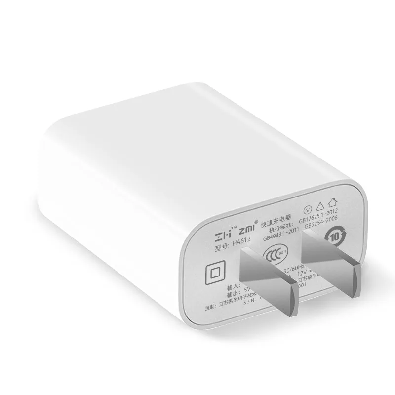 ZMI QC 3,0 Быстрая зарядка USB адаптер питания дорожная вилка настенное зарядное устройство с кабелем типа C