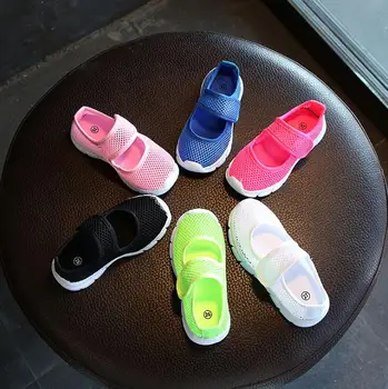 

Top Selling Summer 6 Color Children Shoes Boys Sneakers Baby Girls Net Breathable Casual Sport Shoes Kids Soft Shoes