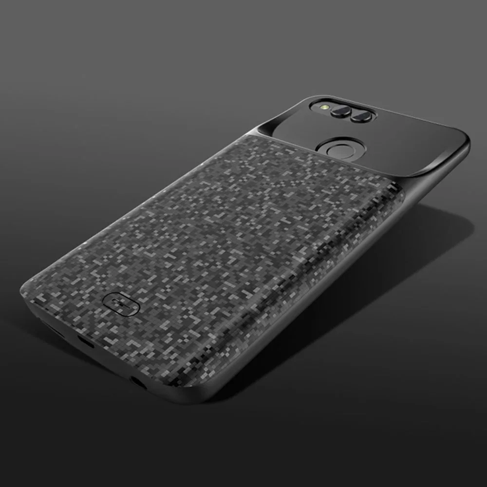 Черный JINXINGCHENG, 3 цвета, чехол для зарядного устройства, для huawei Honor 7X5000 мАч, с зажимом на заднюю панель, быстрое зарядное устройство для huawei mate SE - Цвет: Черный