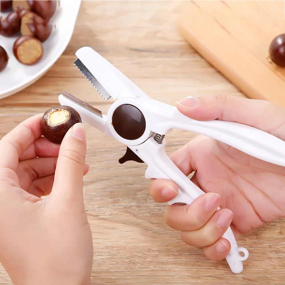 Multi use Chestnut Bottle Opener Ginkgo Nut Sheller Kitchen Tools