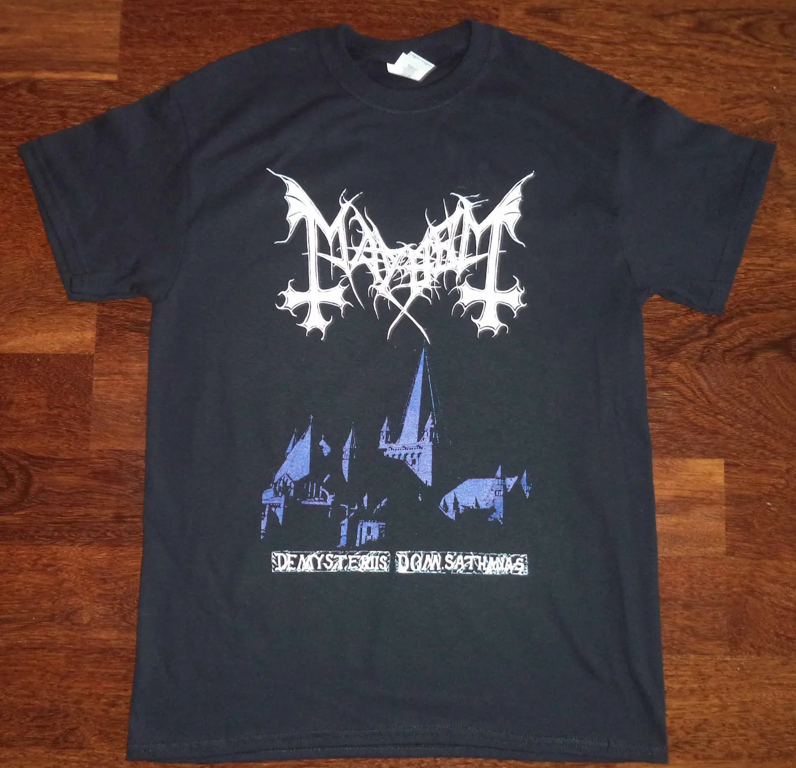 

Mayhem De Mysteriis Dom Sathanas T Shirt L Immortal Enslaved Taake Gorgoroth Novelty Cool Tops Men Short Sleeve Tshirt 2018