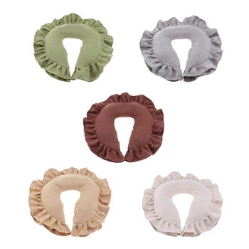 

SPA Salon Massage Face Cradle Pillow Cushion, Massage Table Bed Face Cradle Pillow, Neck Head Cushion with Washable Cover
