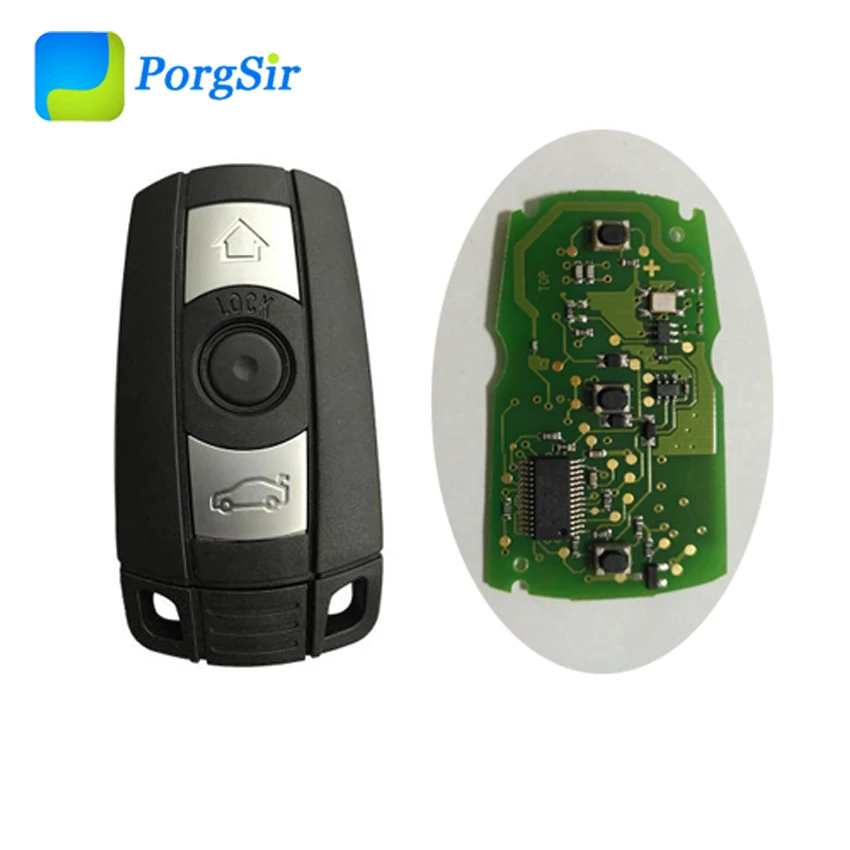 

3 button 868 mhz 434mhz 315 mhz Remote Key for BMW CAS3 E series