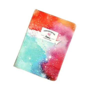 

12pcs/lot New fresh dream sky 64K series Kraft paper blank inner page drawing Beautiful Diary Students Gift Random