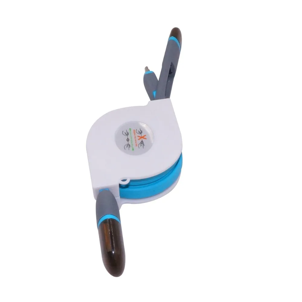 QUWIND растяжимый дизайн 1 м 3 фута 8-контактный кабель для зарядки MicroUSB для iPhone 6 6 Plus 5 5S HuaWei samsung S6 htc ONE M9