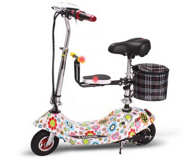 Discount 261007/Electric bicycle/small battery car/scooter/Height adjustment/Folding women mini electric car/adult electric scooter/ 7