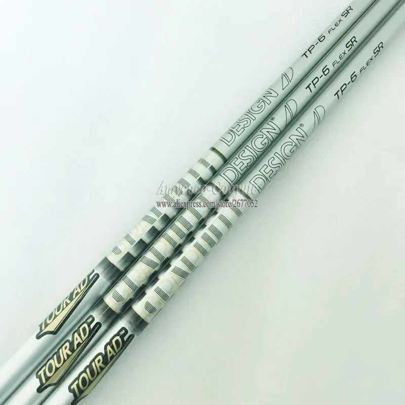 US $129.60 New Clubs Shaft TOUR AD DESIGN TP6 Graphite Shaft 9pcsLot SR Or S Flex Golf Driver Wood Current Free Shipping