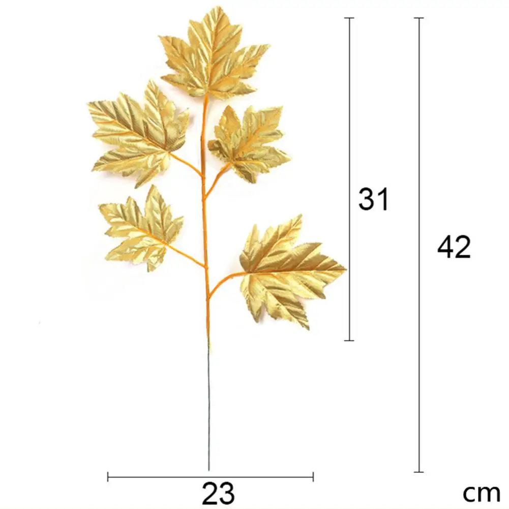 20 шт Искусственные золотые черепахи сзади лист рассеянный хвост лист Свадебные украшения для дома Вечеринка день рождения Пальмовые Листья - Цвет: 6