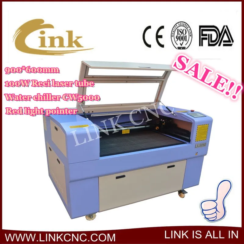 LXJ9060 80w Best selling laser engraving machine pen 6090(600*900mm