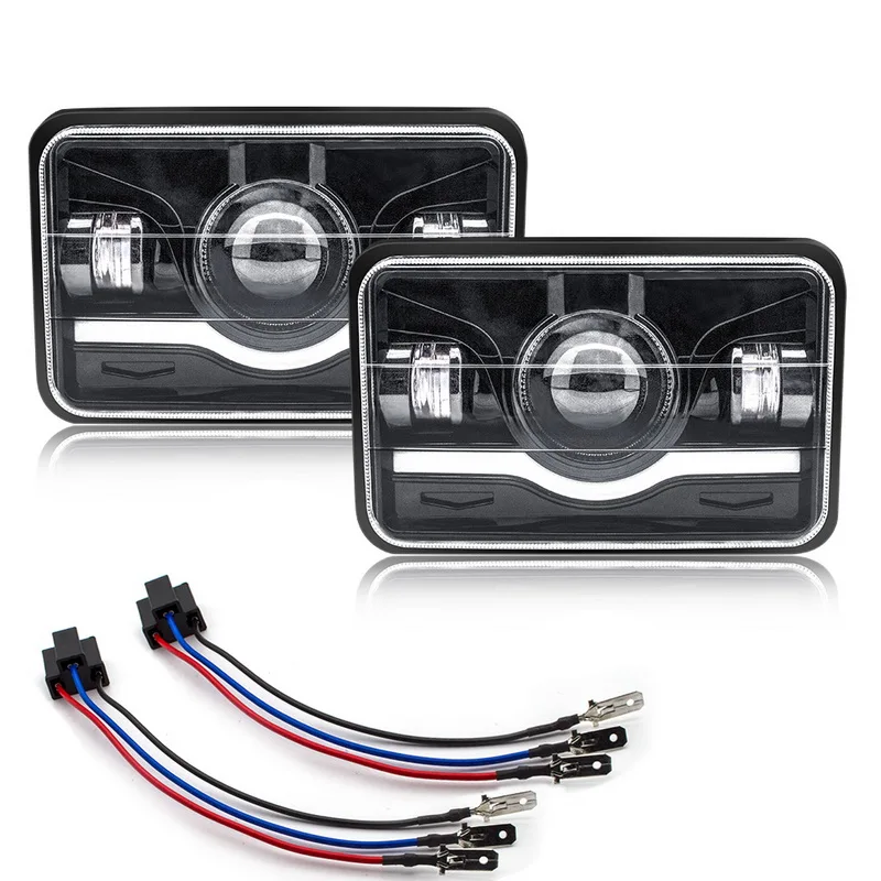 

Safego 2 pcs 150W 5" H4 Led Headlight with High Low Beam For Jeep Wrangler OffRoad 4x4 Motorcycle Waterproof 3000K-6000K 12V~24V