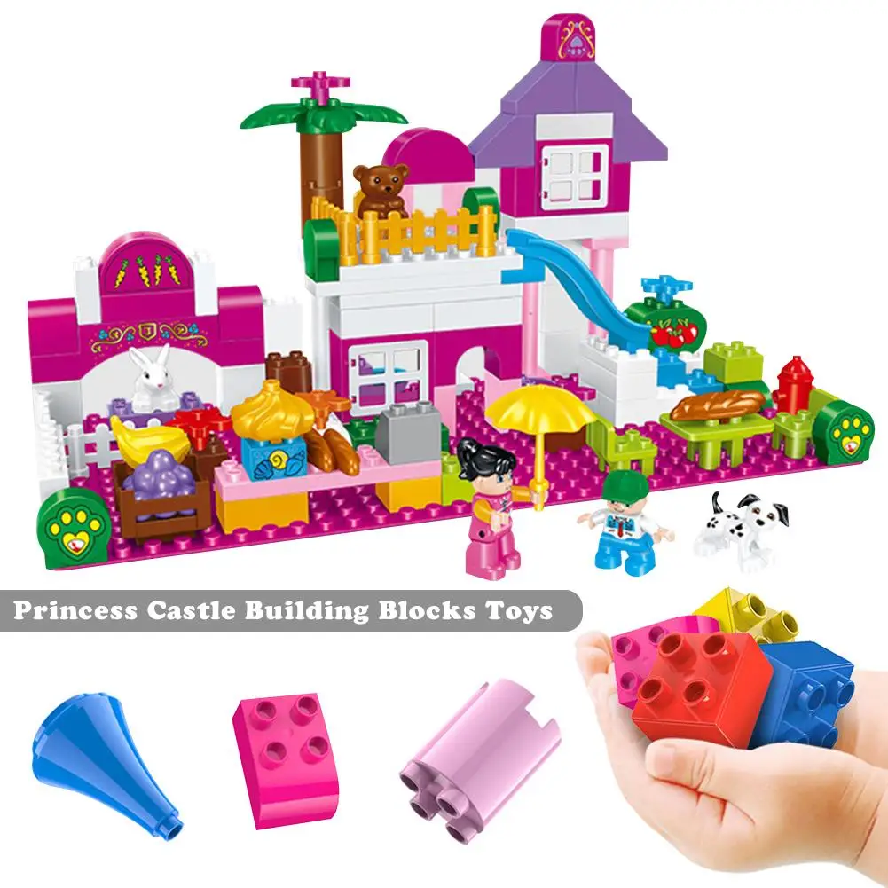 

109PCS Princess Belles Enchanted Castle Building Blocks for Girl Friends Kids Model Marvel Compatible with Legoe Toys Gift