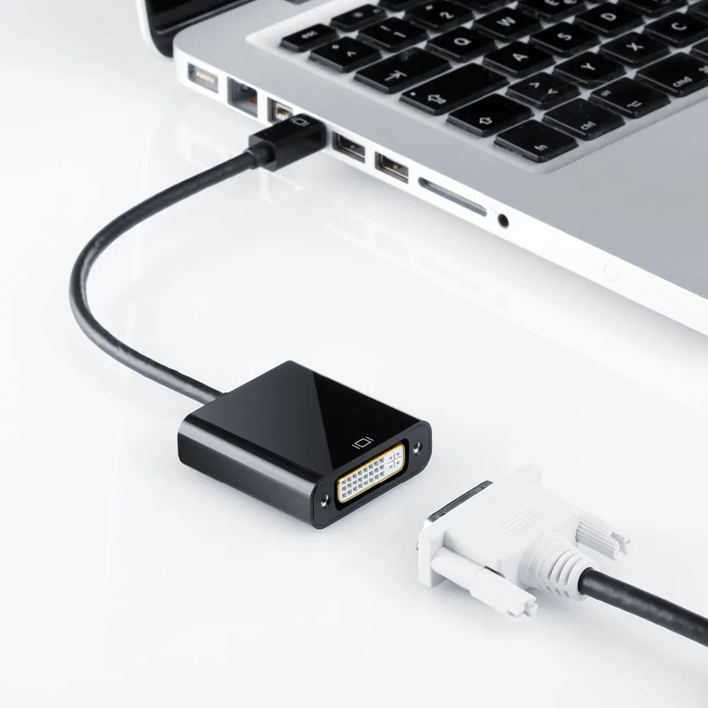 Кабель адаптер с Mini Displayport на DVI кабель переходник ThunderBolt lightning| |