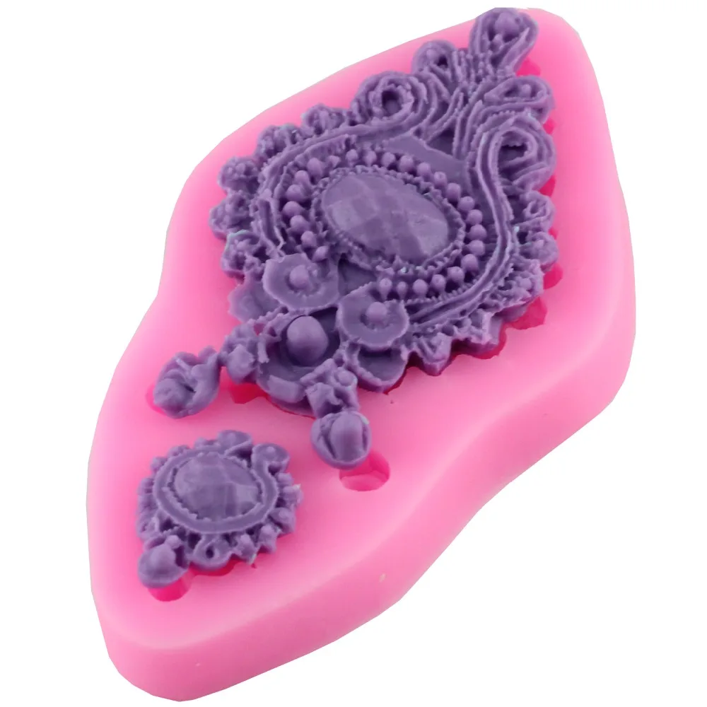 Красивая Очаровательная Ювелирные Изделия Форма Силиконовая 3D Mold Посуда