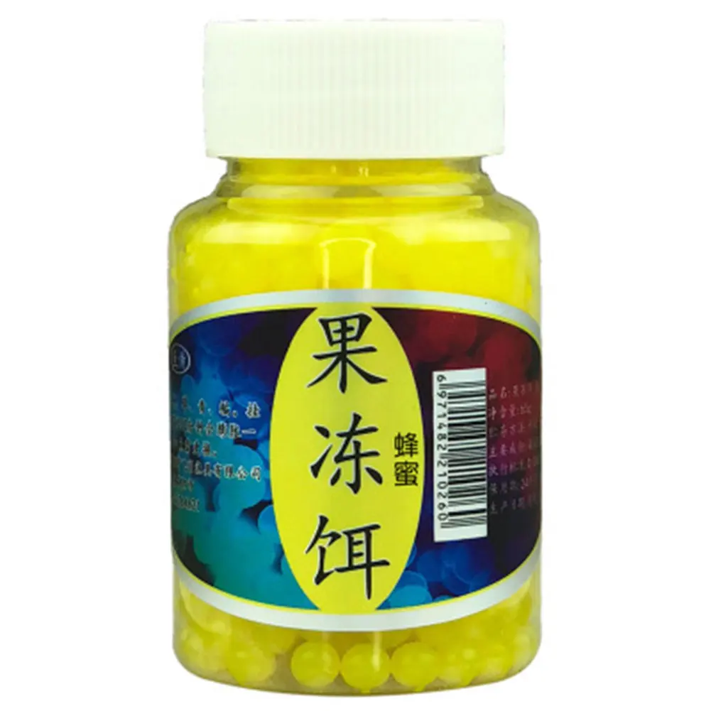 

1 Bottle Fishing Jelly Bait 6 Flavors 450pcs Soft Tackle Accessory Carp Fishing Beads Pellet Fishing Jelly Bait Makerel Lures