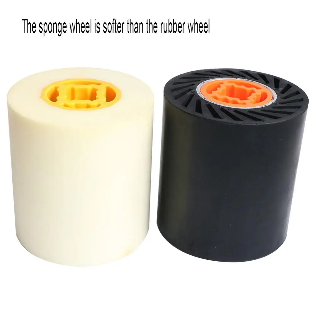 90mm*100mm Rubber Polishing Drum Wheel Sanding Sleeves Sanding Belt For Wire Drawing Polisher Machine