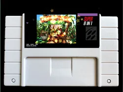 Super 8 в 1 / DKC123/Brigand Barrage /Kremlins Revenge /The Lost Levels/картридж для соревнований на 46 pins консоль