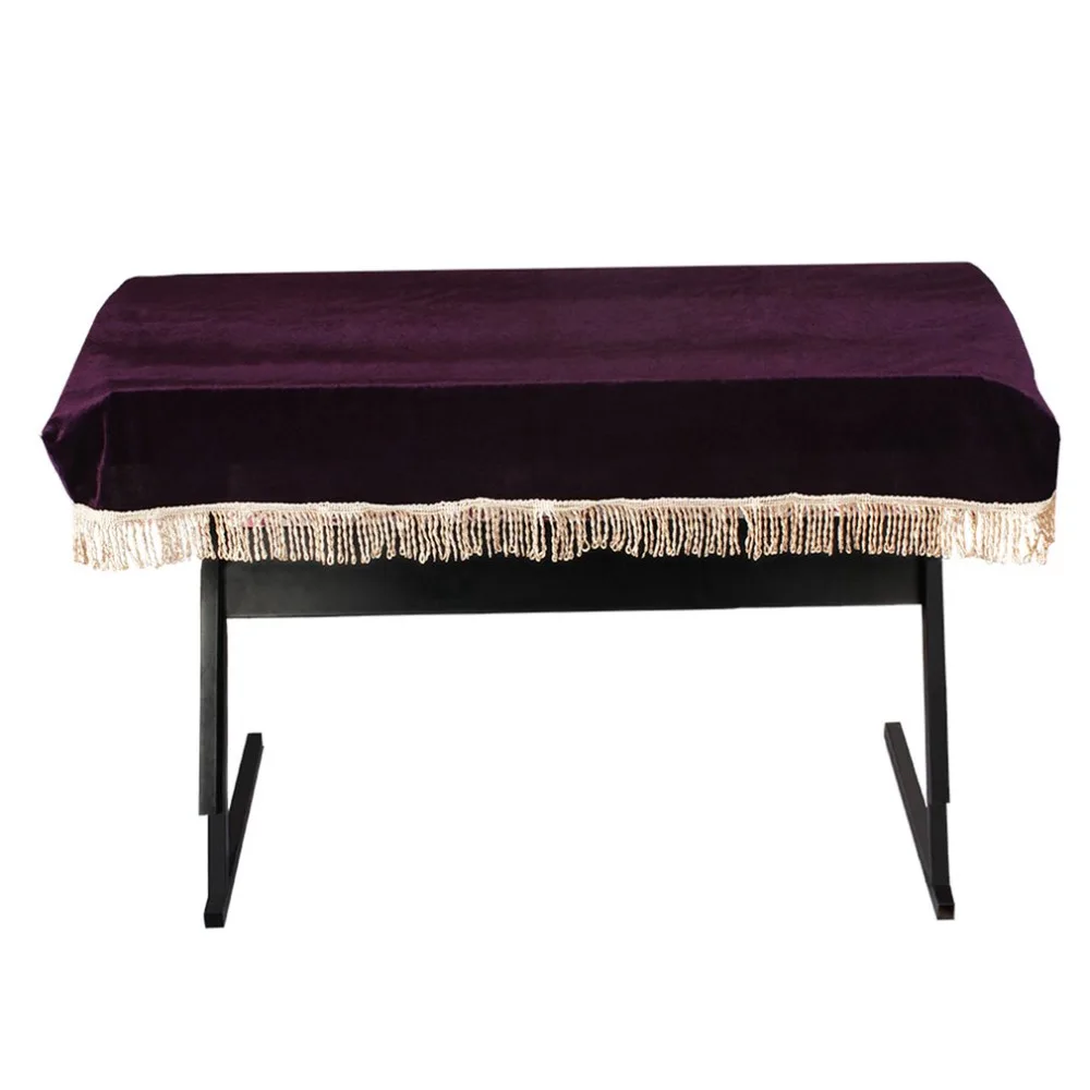 Electronic Piano Keyboard Cover Dustproof Dust Guard Cover for 61 key Electronic Piano Keyboard Color Purple