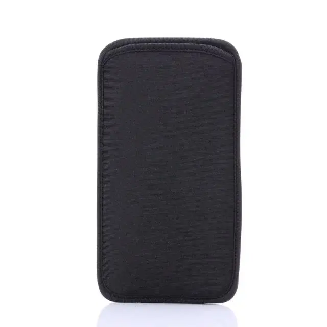 4,"~ 6,4" дюймовый универсальный неопреновый чехол сумка чехол для samsung Note 10 Plus S10 PLUS S10e M20 M10 M30 A70 A50 A30 Android - Цвет: Black