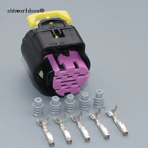 

shhworldse 5 Pin car Automotive Electric Wire Connector plug 1928405138 For VW for Audi 1 928 405 138 Inject Sensor Fit for Ford