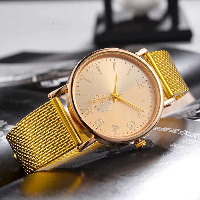 

Retro Simple Smooth Mirror Watch Unisex Quartz Clocks Multicolor Mesh Strap Party Colorful WristWatches relogio masculino