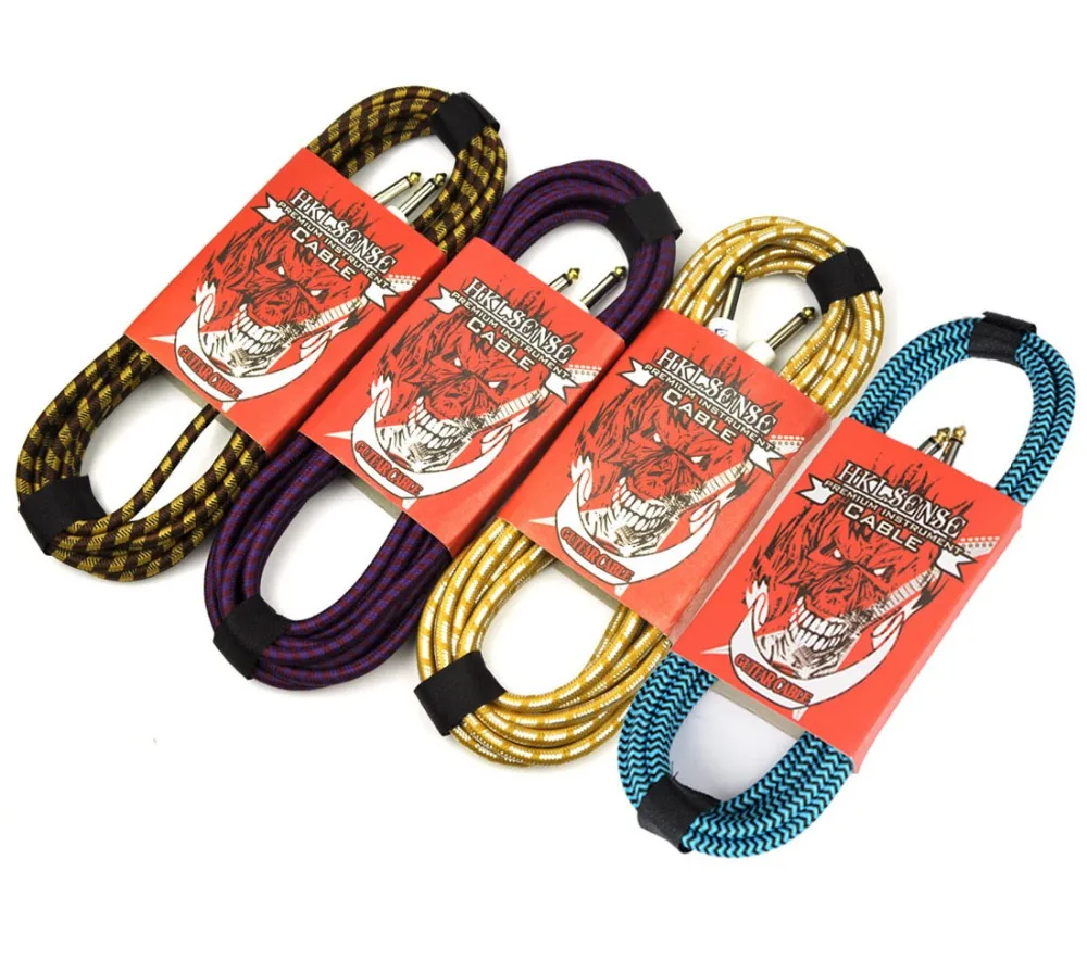 1 Piece 5m High Quality Guitar Instrument Cable Cord Shielding Cable 1/