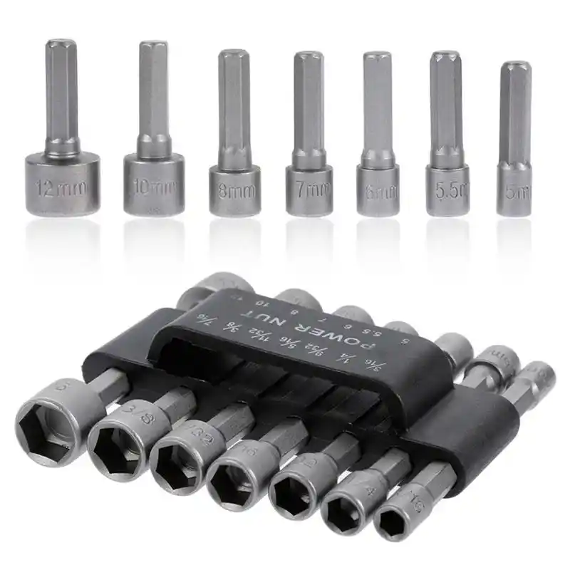 NEW 14Pcs Socket Adapter Set Assortment Hex Shank Impact Drill Bits Driver Kit