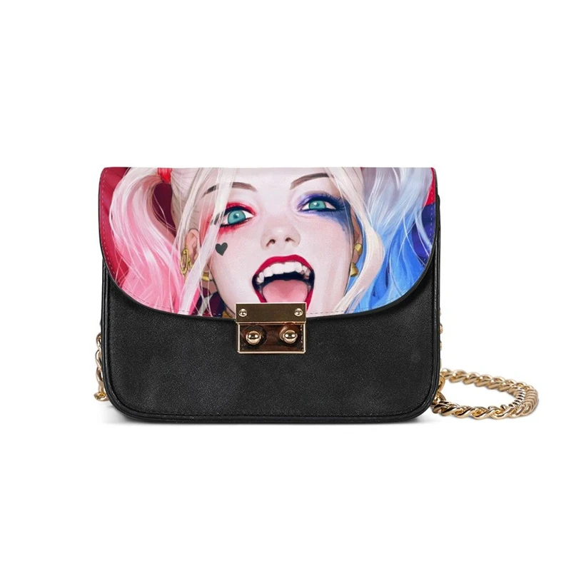 Customized Prints Harley Quinn Women Sling Messenger Bags Ladies Mini