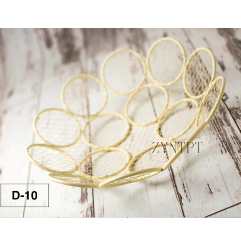 Wool Filler Straw Basket Photo Shoot Stuffer Baskets For Baby Newborn Photography Props Flokati Fotografia Studio Accessories