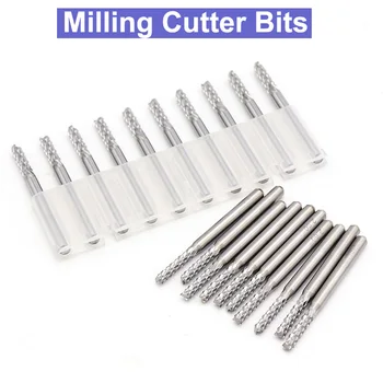 

1pc 1.0-3.175mm PCB Milling Cutter Engraving Edge Cutter CNC Router Bits End Mill for PCB Machine Carbide Tungsten Corn Cutter