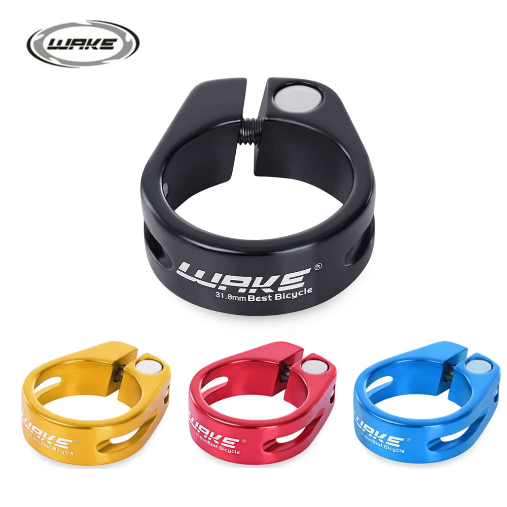 WAKE 31.8mm Ultralight Bicycle Seat Post Clamp Seat Tube Clamp CNC MTB Mountain Bike Seatpost