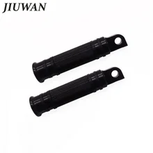 1 par Preto Motocicleta CNC Dianteiro Traseiro Pé Pegs para Harley Touring Sportster Dyna Softail Bobber Honda Yamaha Kawasaki Suzuki