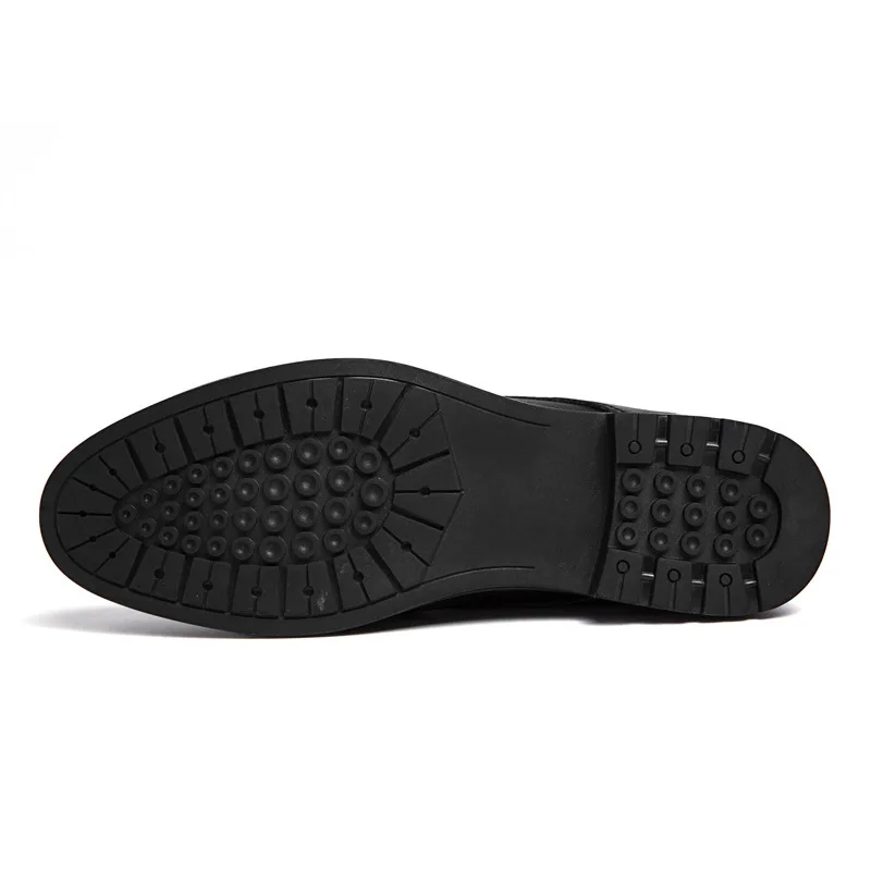 Backcamel Outono Absorção Da De Moda Dos Vestido Sapatas Respirável Vaca Sapatos Black Negócio Couro Homens Casuais Choque 2018 r5qFxr