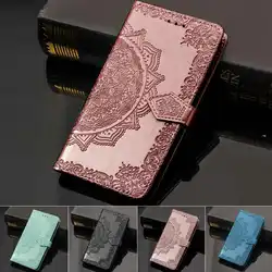 Флип чехол бумажник для OnePlus 6 3D Мандала Цветок Роскошные из искусственной кожи чехол для OnePlus 6 A6000 6000 шесть Oneplus6 чехол для телефона