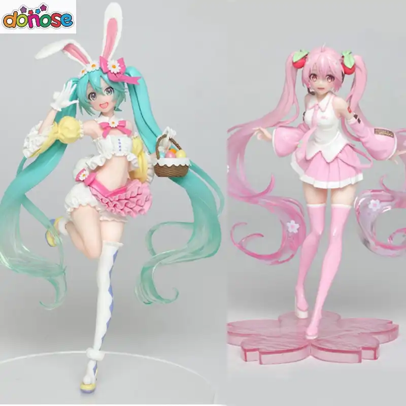 New in Box 23CM Hatsune Miku season Spring ver PVC Action Anime Figure Toy