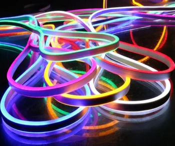 

2016 new arrive white/warm white 220v 8*16mm mini led flex neon sign high brightness SMD 2835 double lighting led neon rope