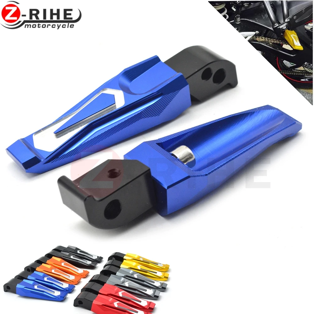 Aluminum Motorcycle passenger foot pegs motorbike footrest pegs for yamaha MT-09 MT 09 MT10 MT-07 MT 01 MT09 tmax 530 500