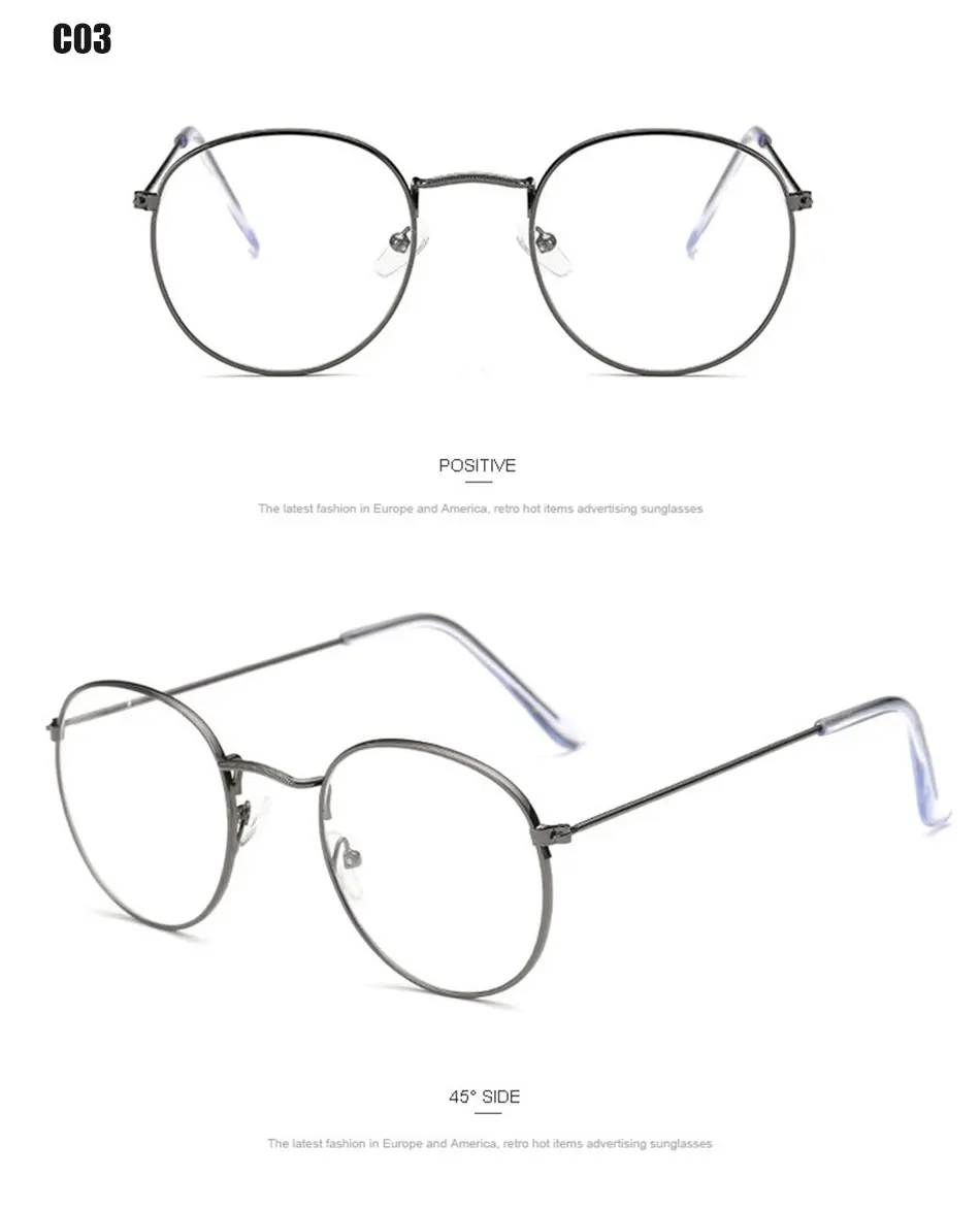 Модные очки женские овальные металлические оправы wo мужские очки прозрачные очки мужские очки